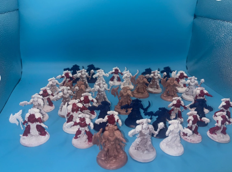 Custom Red Pirate corsair army lot