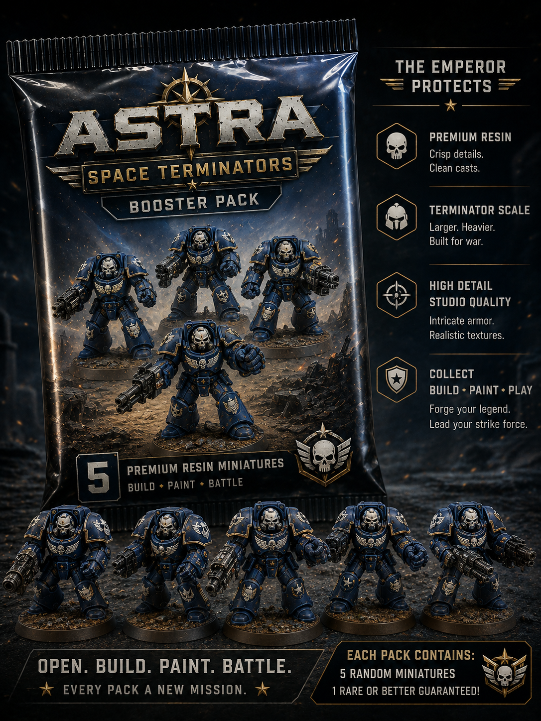 Astra Space Terminators-Heavy Assault Booster Pack